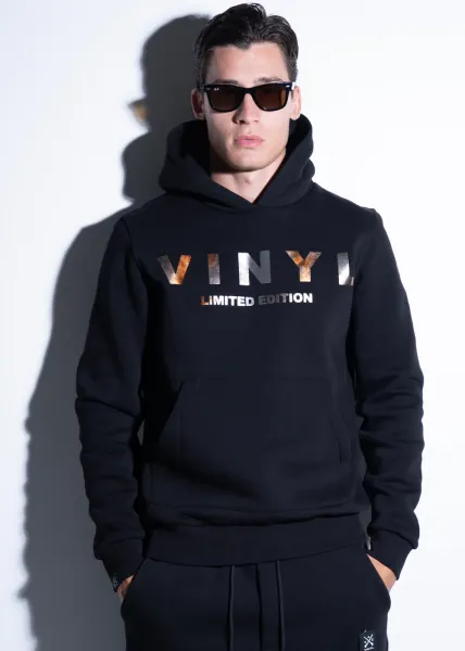 Vinyl Limited Edition Hoodie - Black