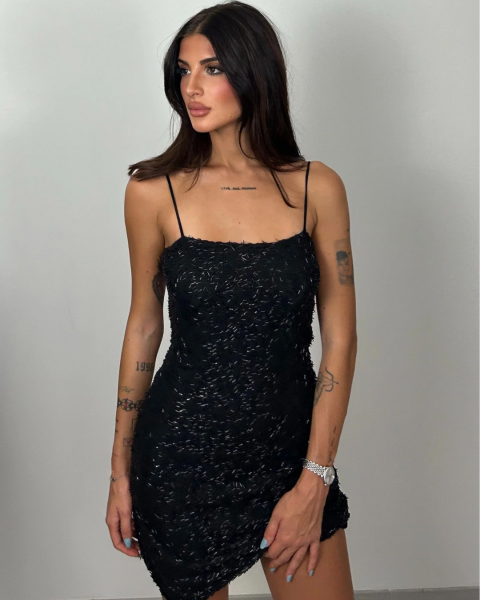 Elegant Party Dress - Black