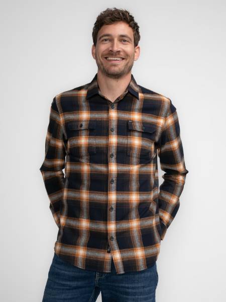 Petrol Checked Shirt - Blue