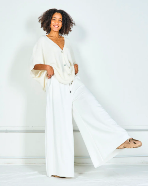 Wide-Leg Pants - White