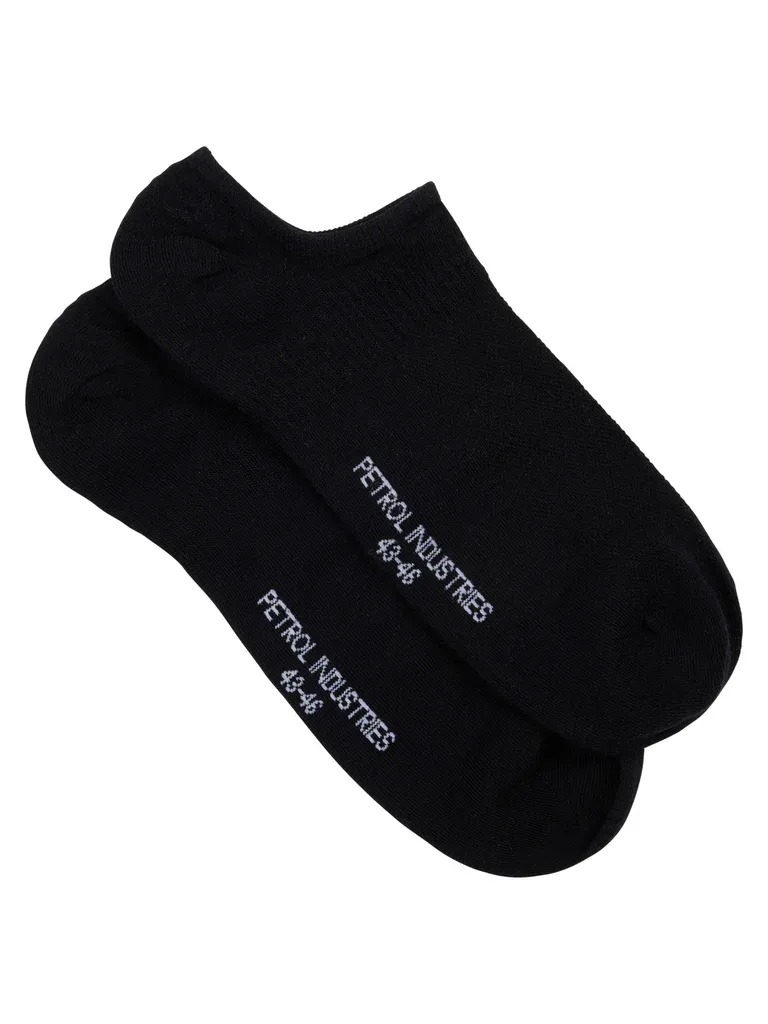 Petrol 3-pack sneaker socks Nauticalpark - Black