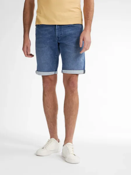 Petrol Jackson Stretch Denim Shorts Sailfish - Blue