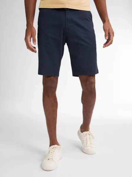 Petrol Chino Shorts with Belt Crestway - Blue