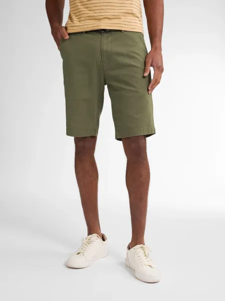 Petrol Chino Shorts with Belt Crestway - Khaki