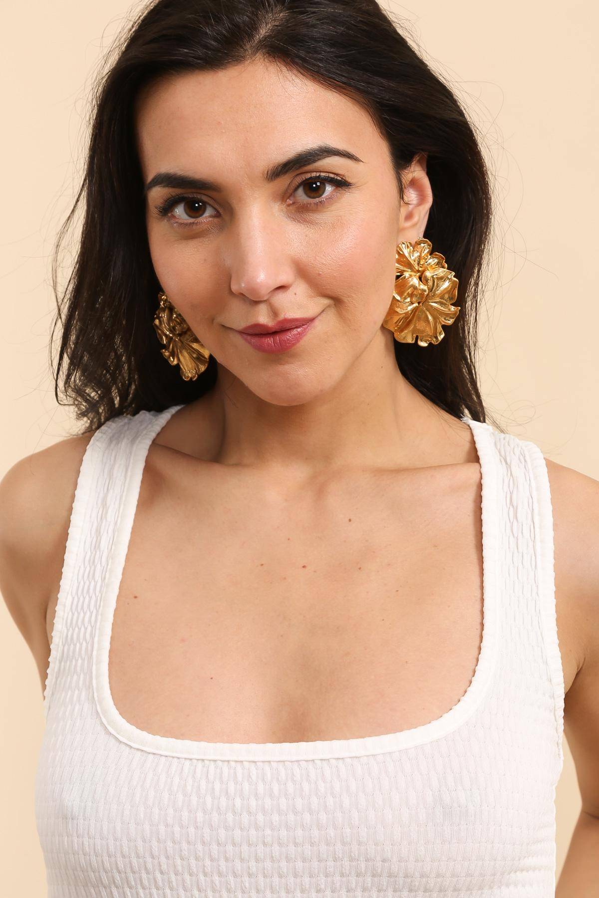 Textured Tank Top - White