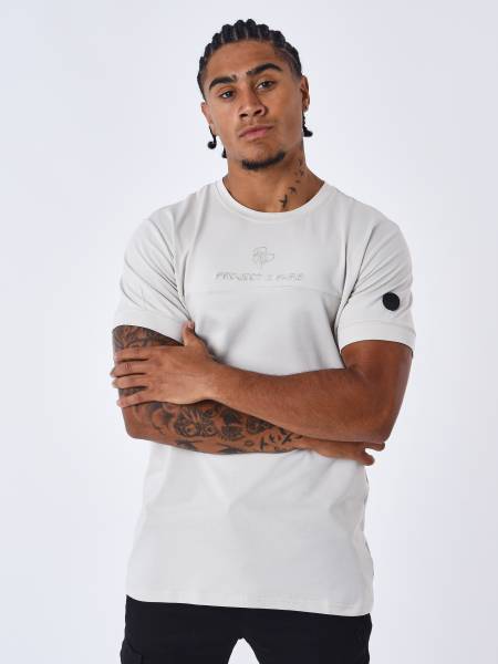 Project X Paris Techwear Style T-shirt - Beige