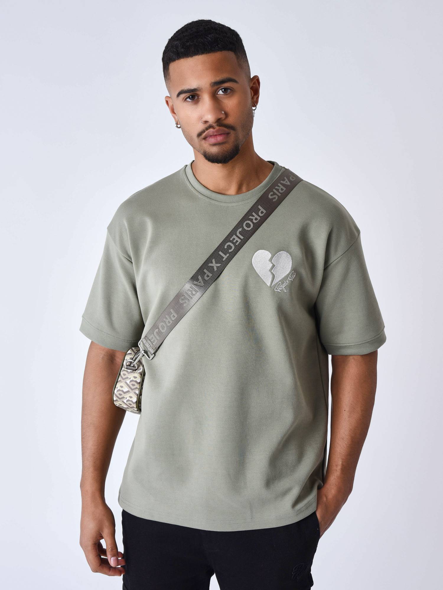 Project X Paris Broken Heart T-shirt - Khaki