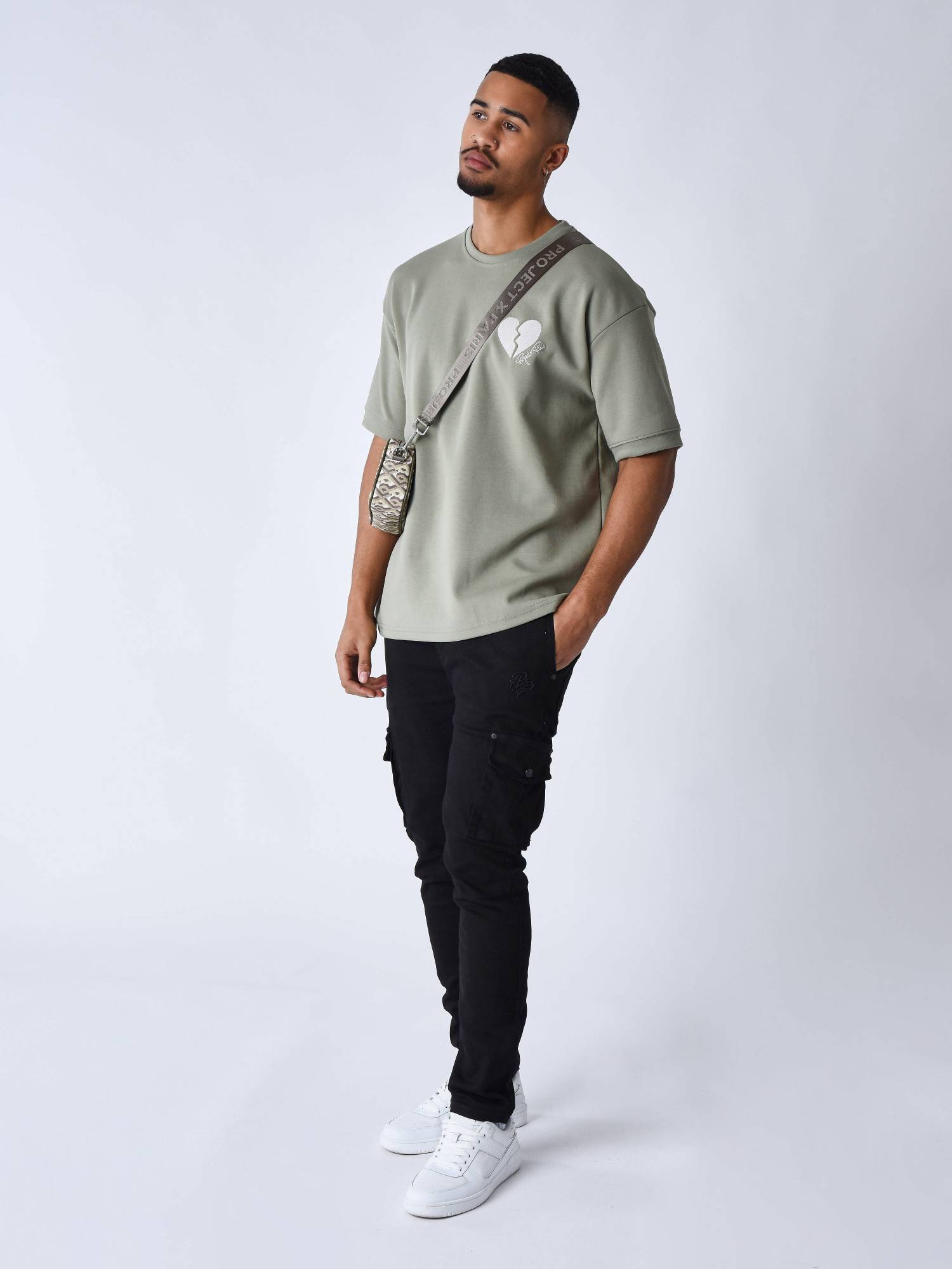 Project X Paris Broken Heart T-shirt - Khaki