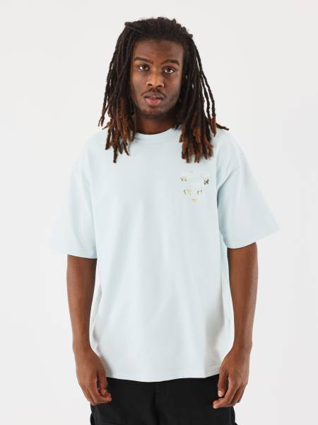 Project X Paris Large Floral T-shirt - Sky Blue