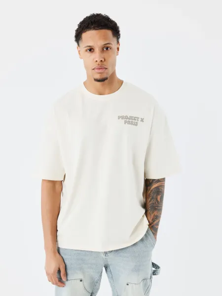 Project X Paris Canyon Motif T-shirt - Beige