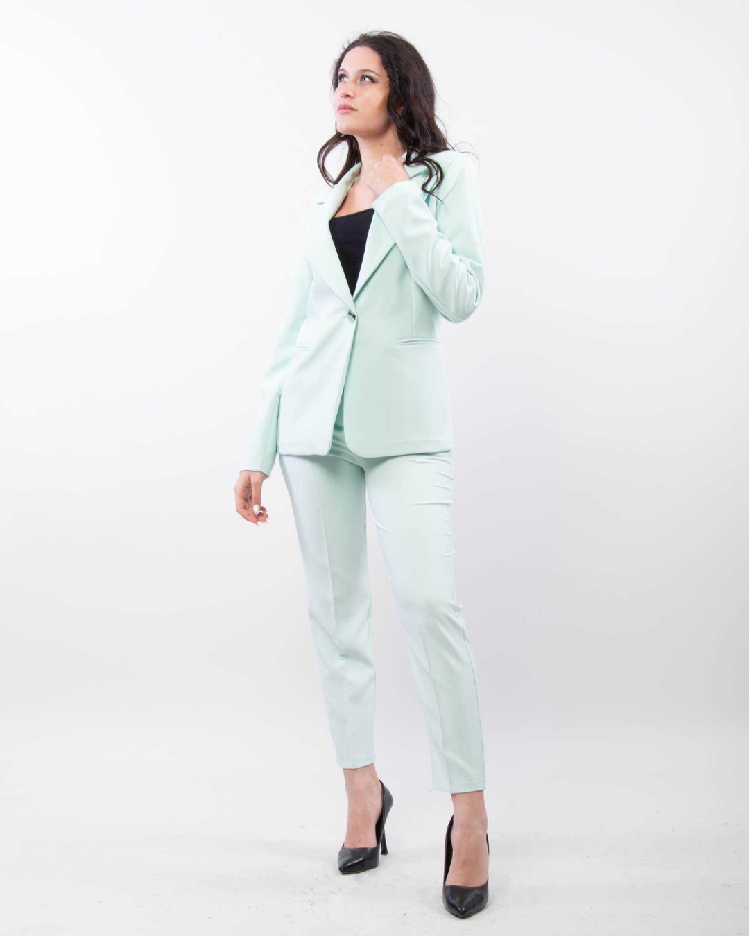 Elegant Suit Trousers - Mint