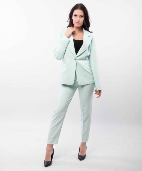 Elegant Suit Trousers - Mint