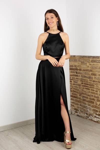 Satin Top and Skirt - Set