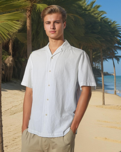 Short Sleeve Shirt - White