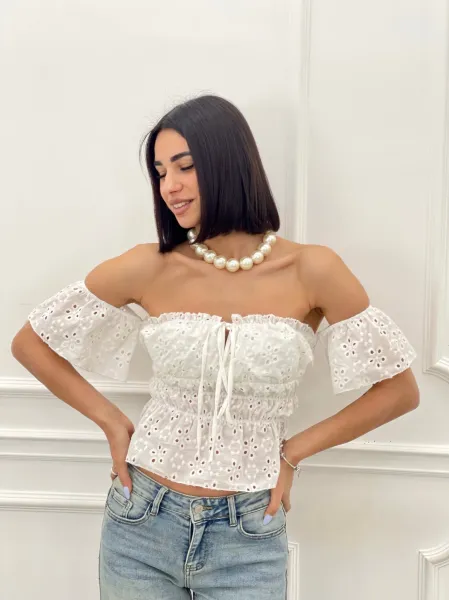Boho Chic Top - White