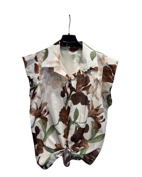 Floral Print Shirt - Green