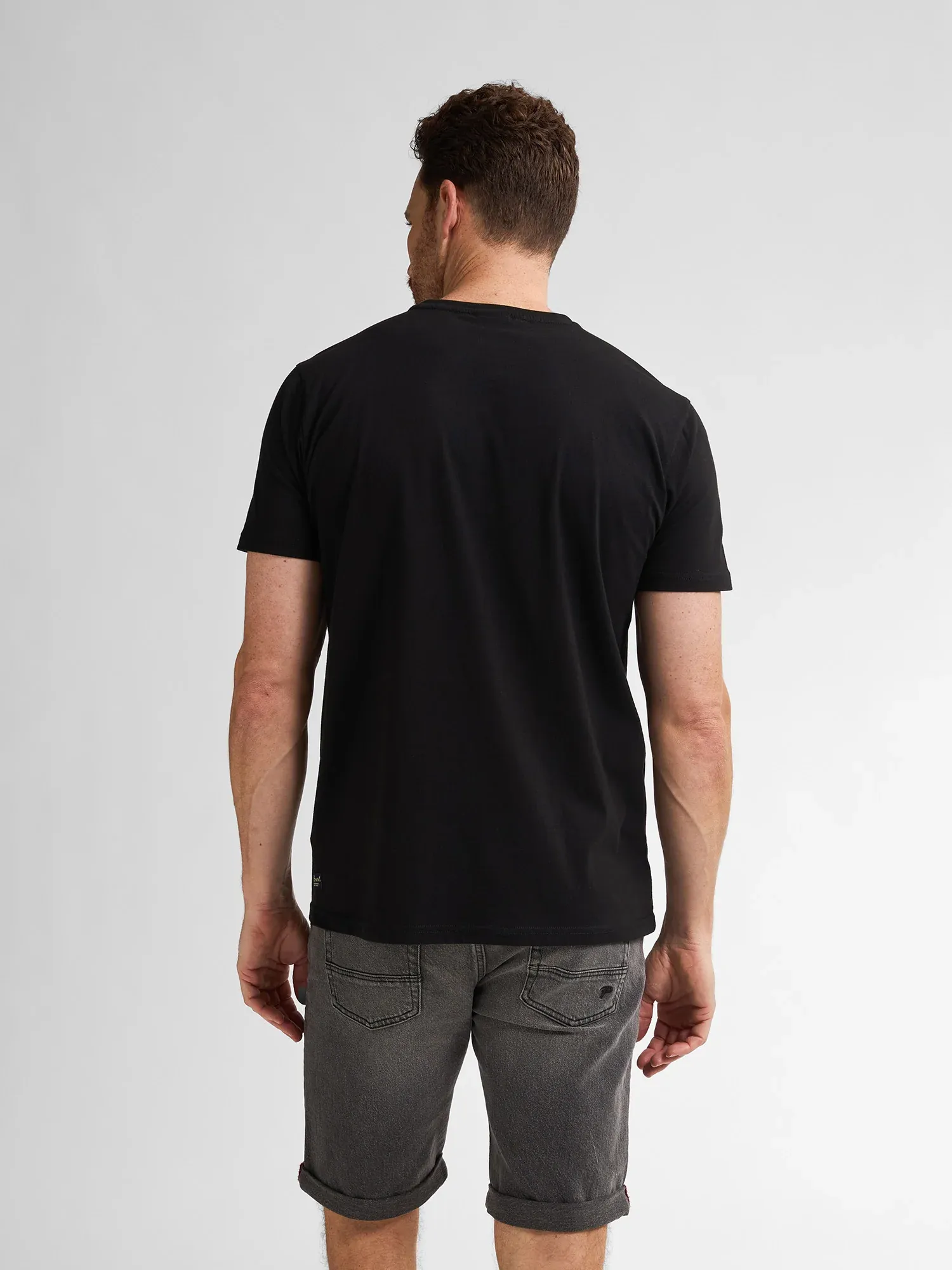 Petrol Artwork T-shirt Dolphincrest - Black