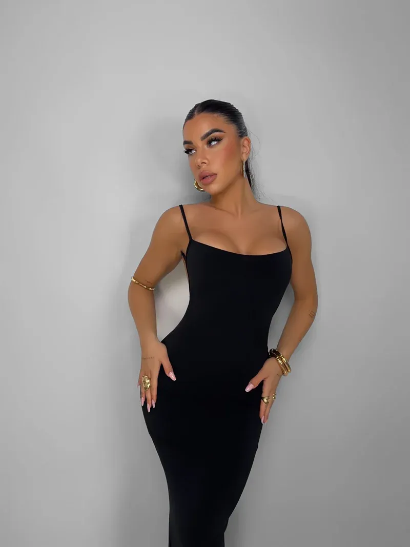 Shape Your Body Dress - Black