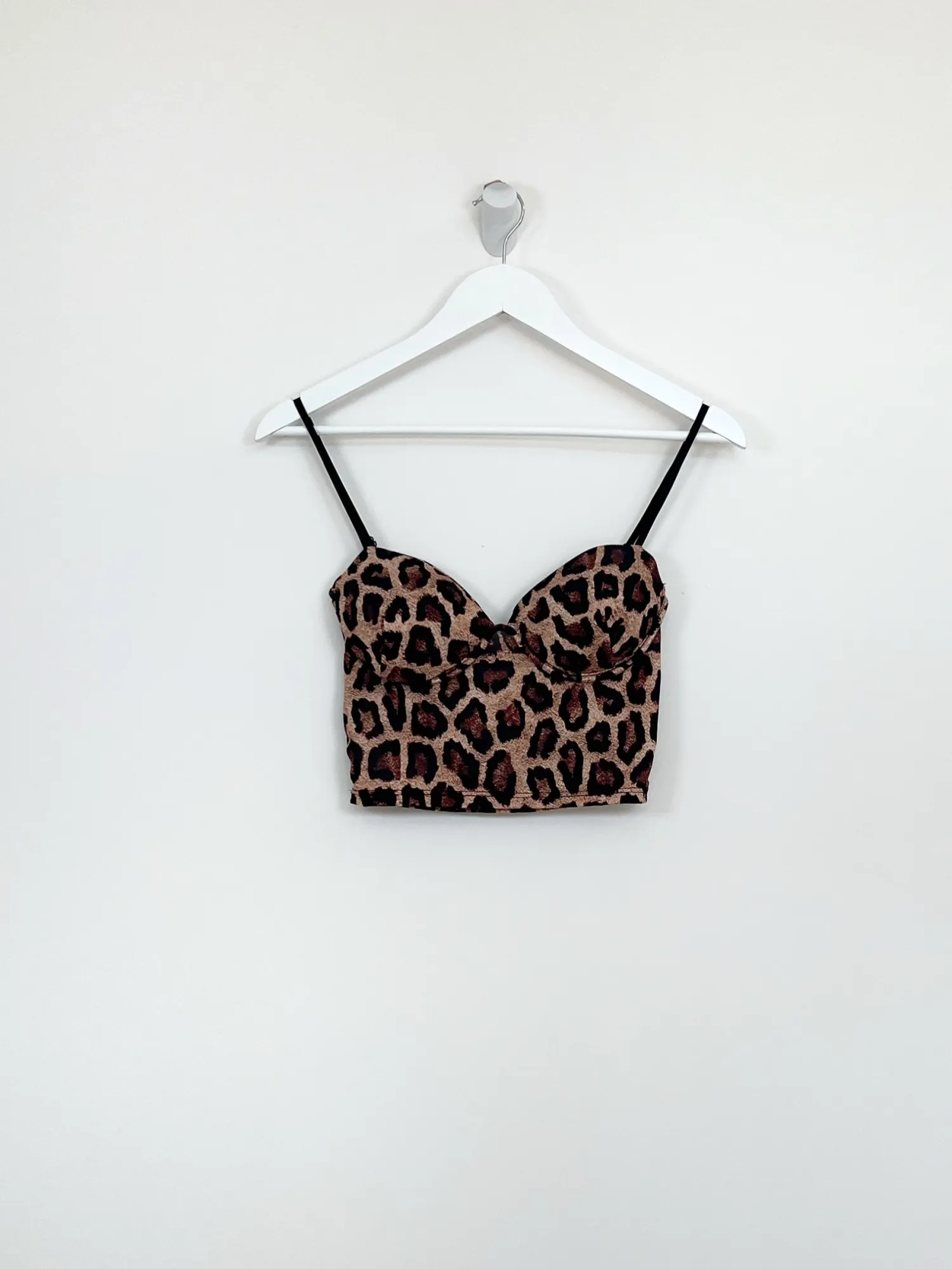 Animal Print Crop Top - Leopard