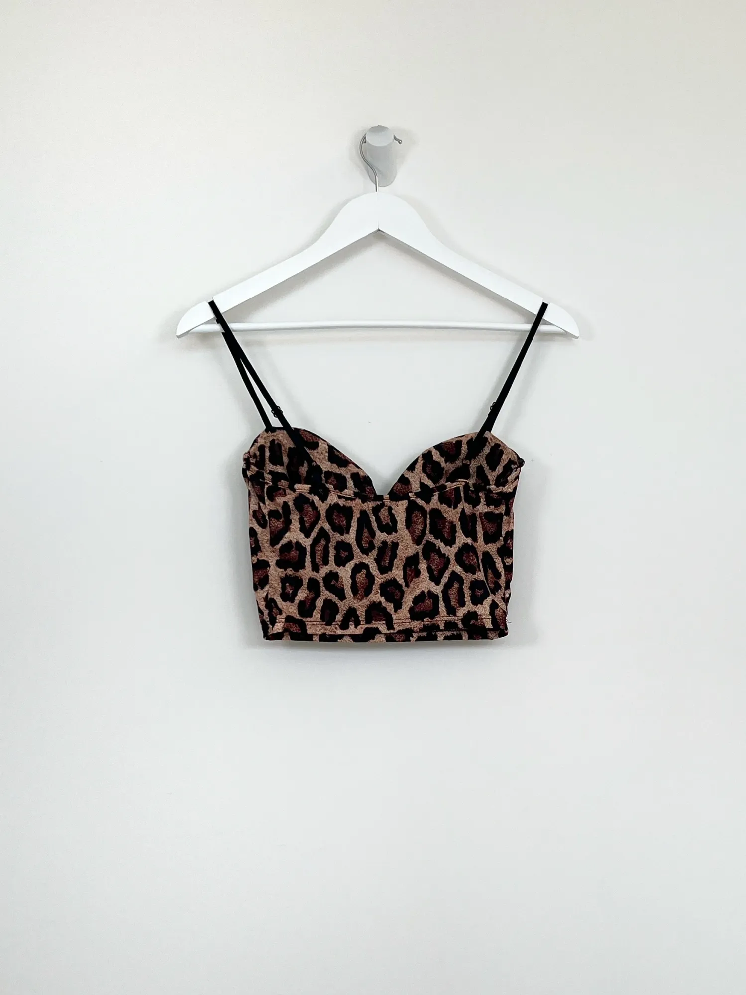 Animal Print Crop Top - Leopard