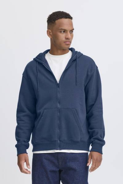 Blend BHJUSTE Zipped Hoodie - Blue