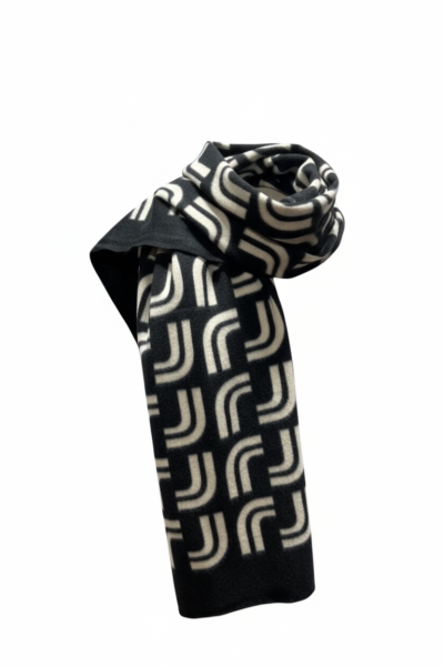 Printed Scarf - Black