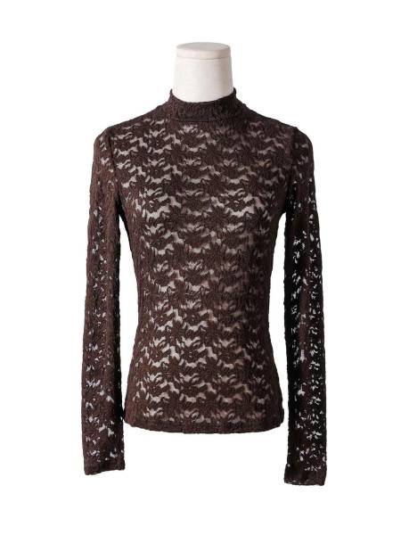 Laced Top - Brown
