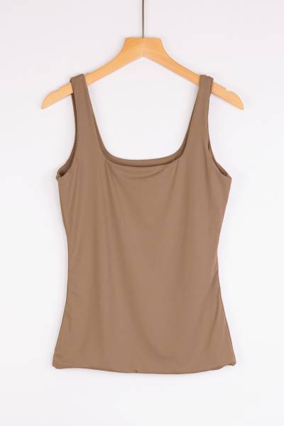 Square Neck Top - Fango