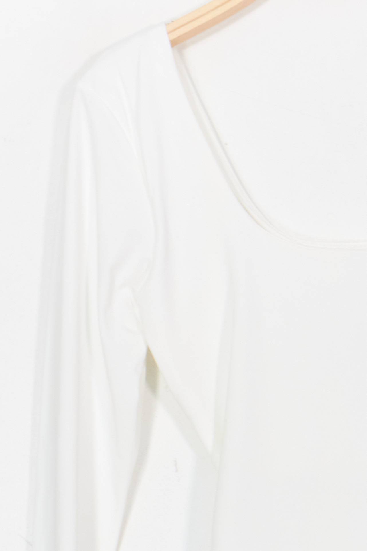 Long Sleeve Square Body - White