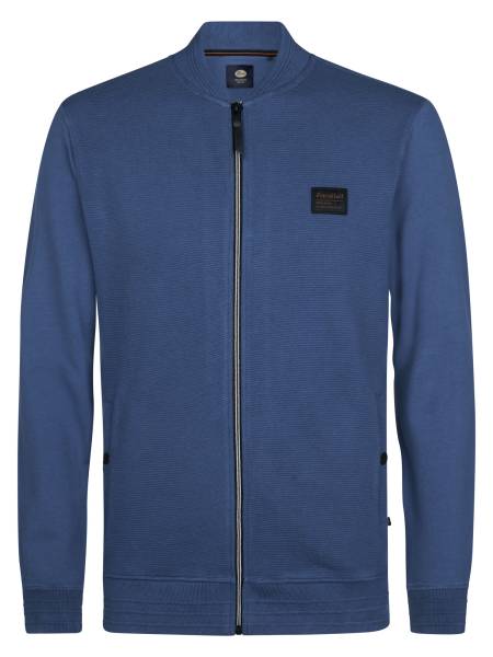 Petrol Sweater Collar Zip - Petrol