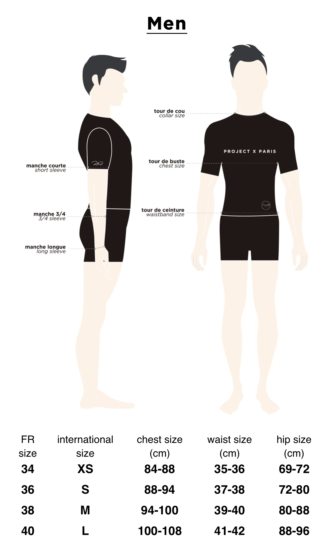 Sizecharts